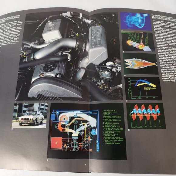 1985 BMW 524TD SPECIFICATIONS DEALERSHIP BOOK - Picture 5 of 14
